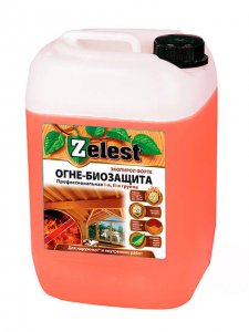 Огне-биозащита профессиональная 1 и 2 группы ЗЕЛЕСТ ЭКОПИРОЛ ФОРТЕ, 25 кг